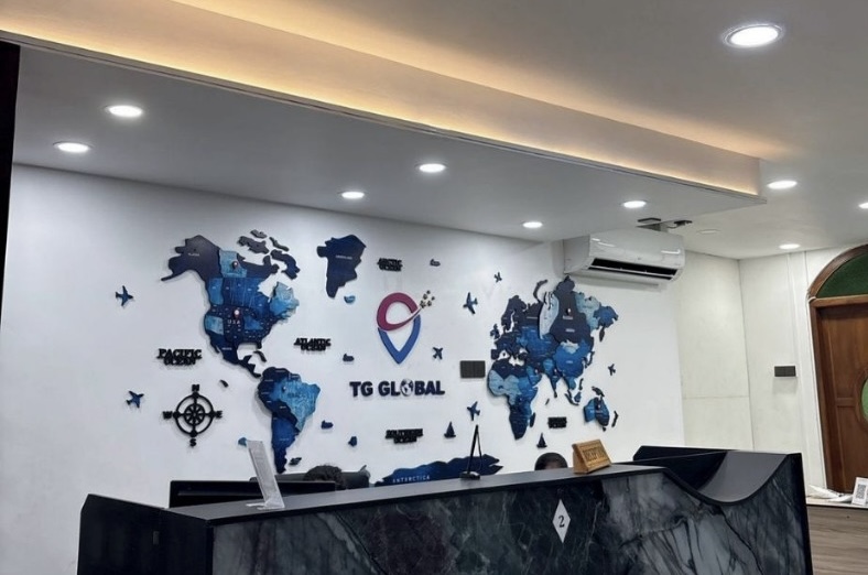 Trans Gulf Global (Pvt) Ltd本社受付ロビー
